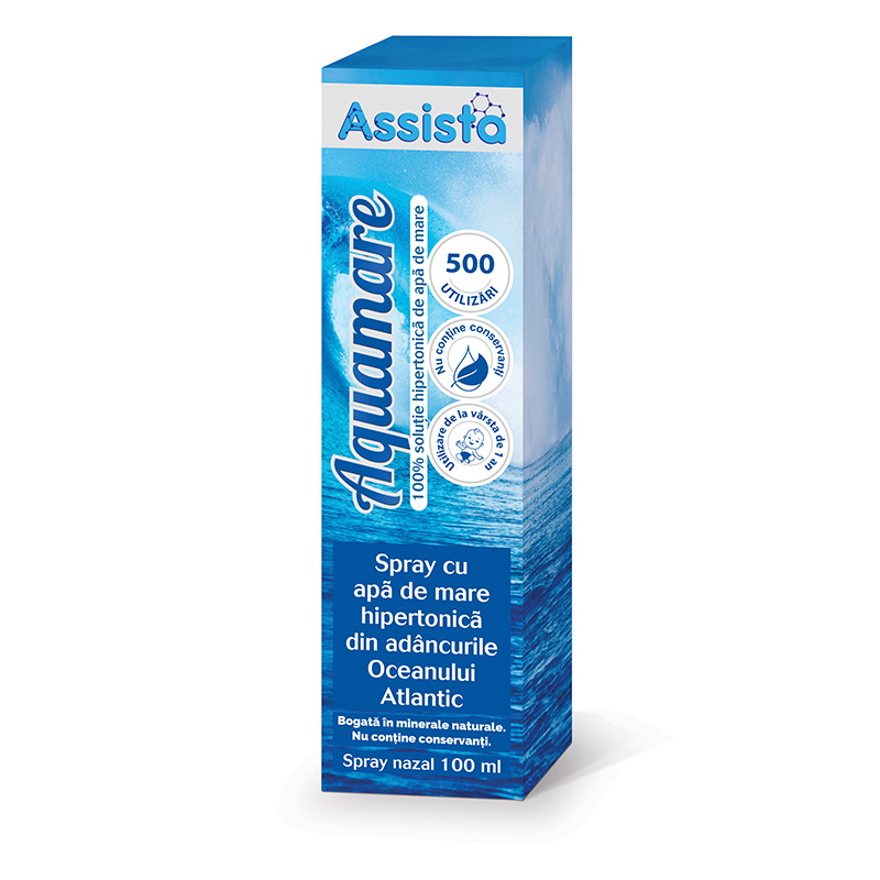 Assista Aquamare- Hypertonic Seawater Spray 100 ml Assista Aquamare- Hypertonic Seawater Spray 100 ml